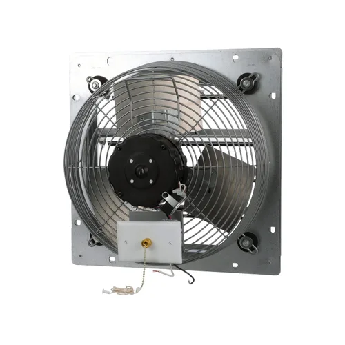 Miniatura 3 de Extractor de TPI de accionamiento directo con obturador instalado, monofásico, 120 V, Gris, 1
