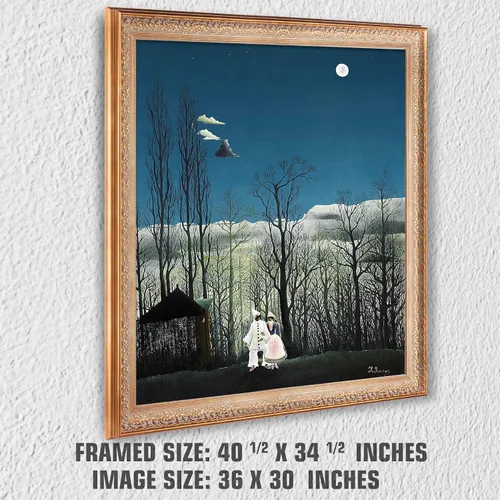 Miniatura 319 de A&T ARTWORK Campo de trigo con cipreses de Van Gogh Las reproducciones de arte clásico mundial, impresiones en lienzo giclée para decoración