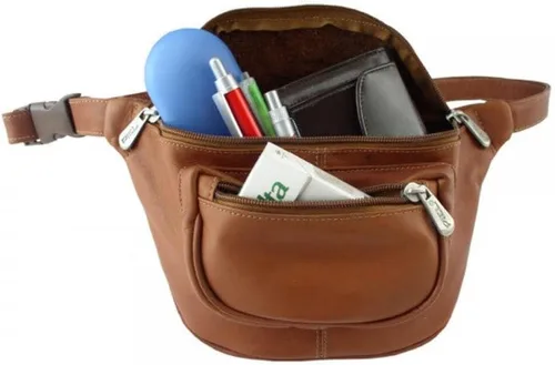 Miniatura 2 de Piel Leather Riñonera Travelers, Saddle, Riñonera Travelers