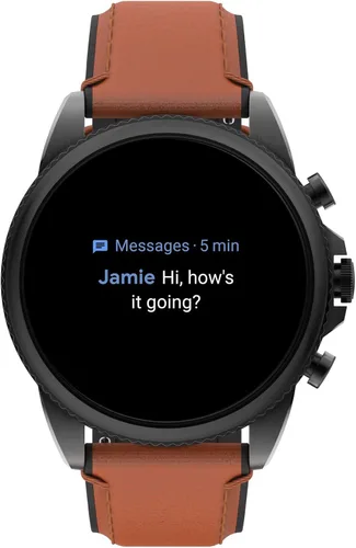 Miniatura 6 de Fossil Gen 6 - Reloj inteligente con pantalla táctil de 1.732in con Alexa integrado, frecuencia cardíaca, oxígeno en sangre, seguimiento