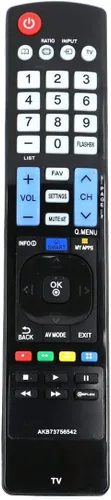 AKB73756542 - Control remoto compatible con televisores LG 39LN5700 39LN5700-UH 32LN5700 32LN570B 32LN5750 39LN5750 42LN5700 42LN5750 42LN5750 700-U