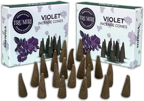 Miniatura 28 de TRUMIRI Incienso ámbar – Paquete de 20 conos (2 x 10) – Incienso de cono perfumado