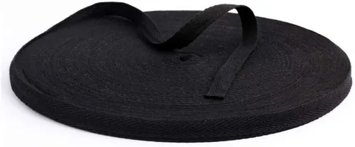 Miniatura 21 de Cinta de sarga de algodón de 54 yardas de 3/8 pulgadas de ancho (0.394 in) de ancho, cinta de sarga en espiga para manualidades, costura, ropa