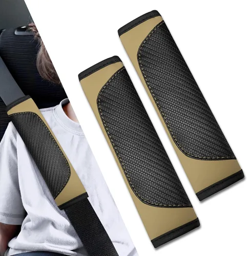Miniatura 24 de 2 fundas para cinturón de seguridad de automóvil, almohadillas suaves para cinturón de seguridad, fundas para el cuello, protector de correa