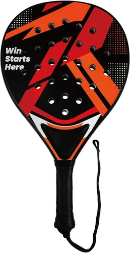 Miniatura 6 de Raqueta de pádel – superficie ABS y núcleo de espuma EVA, raquetas de pádel de playa para adultos – al aire libre, arena, patio trasero, diversión
