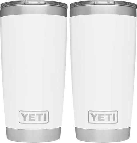 Miniatura 33 de YETI Rambler - Vaso de acero inoxidable con aislamiento al vacío de 20 onzas con tapa MagSlider Verde mar