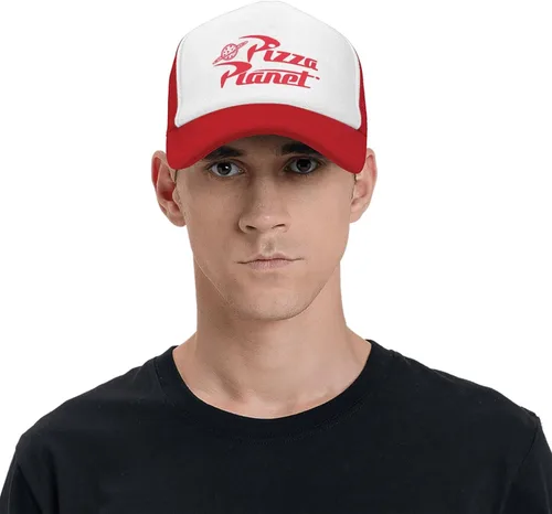 Miniatura 8 de Cuchiaio Pizza Hat Trucker Hat Baseball Cap Dad Hat Mesh Cap Birthday Gift Adjustable Size Red