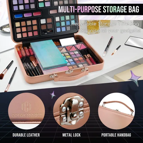 Miniatura 6 de Kits de maquillaje multiusos para adolescentes, juego de maquillaje de viaje no tóxico, regalo de maquillaje para mujeres adolescentes, sombras