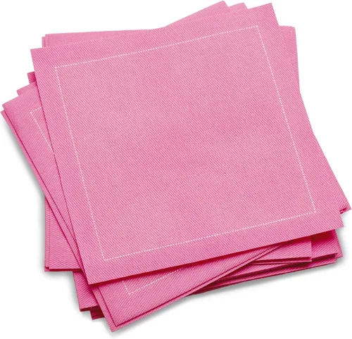 Miniatura 32 de Servilletas de cóctel de algodón blanco, 100% algodón, paquete de 50 unidades, 4.5 x 4.5 pulgadas, calidad de hotel, suaves y absorbentes, ideales