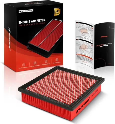 A-Premium Filtro de aire de motor de alto rendimiento, pre-aceitado Compatible con Ford y Lincoln - Expedition(2007-2024), F150(2009-2024), F250
