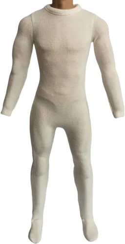 Miniatura 10 de Ropa de figura masculina a escala 1/6, overol de manga larga, overol de tela para figura de acción de 12 pulgadas, ropa de muñeca (negro)