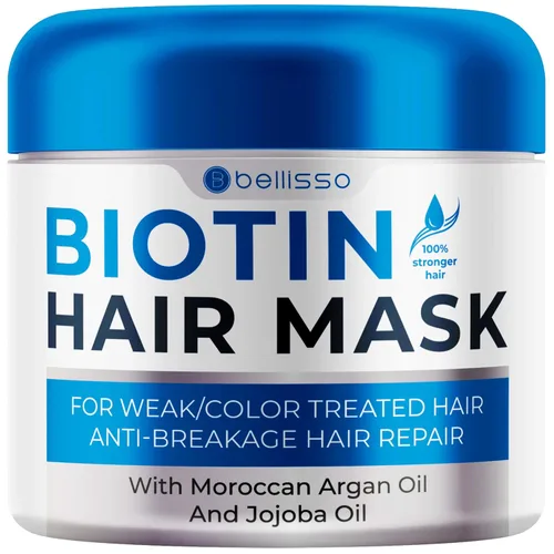 Miniatura 13 de Mascarilla de queratina para el cabello - Acondicionador profundo hidratante libre de sulfato para cabello seco, dañado y con puntas abiertas