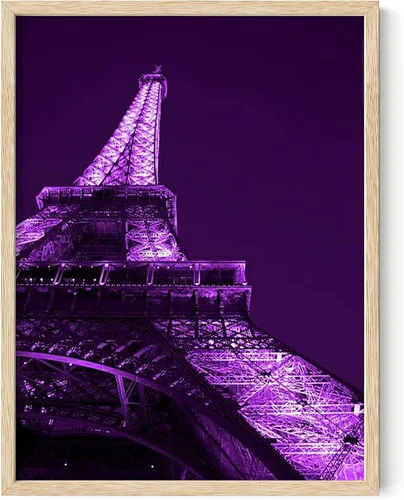 Miniatura 46 de HAUS AND HUES Arte de pared morado - Pósteres estéticos para habitación, decoración de pared morada para dormitorio, pósteres estéticos para Turvy