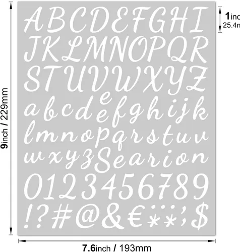 Miniatura 2 de Kit de calcomanías de vinilo autoadhesivas de números de letras blancas de 3 pulgadas, calcomanías de números de buzón para buzón, calcomanías