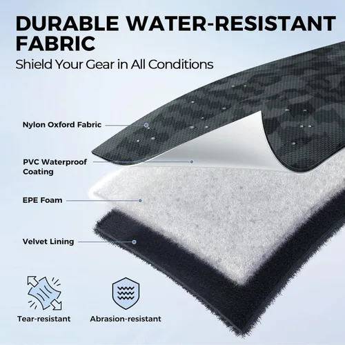 Miniatura 7 de KastKing BaitSpace Bolsa de gestión de línea, bolsa de almacenamiento de línea de pesca con nailon resistente al agua, ventana transparente, divisor