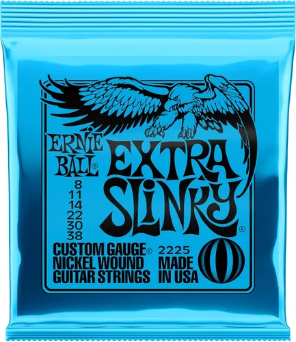 Miniatura 25 de Ernie Ball Regular Slinky - Cuerdas de guitarra eléctrica de níquel enrollado, 6 unidades, calibre 10-46 Regular (38-56)