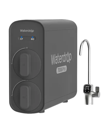 Miniatura 10 de [Flujo dual] Waterdrop G5P700A-Pro - Filtro de agua de ósmosis inversa mineral alcalino pH + certificación NSF/ANSI 58 y 372, sistema de ósmosis