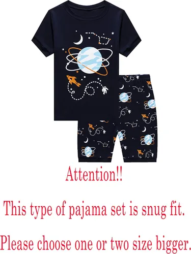 Miniatura 2 de Pijama Family Feeling para niño conjunto de pijama con short 100 algodón