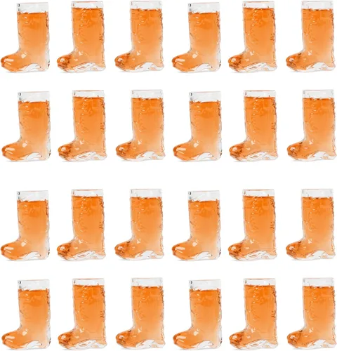 Miniatura 5 de Juego de vasos de chupito de botas de vaquero – Real (no plástico), decoraciones de vaquera y despedida de soltera, fiesta temática del oeste