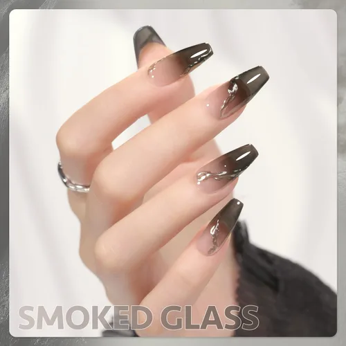 Miniatura 2 de GAOY Esmalte de uñas de gel color lila nude, 16ml, esmalte de gel neutro traslúcido que se quita con remojo, curado con luz UV para arte de uñas