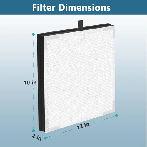 Miniatura 7 de Filtros de repuesto HY4866 para purificador de aire MORENTO y WESTHEY HY4866, limpiador de aire YIOU M1, filtros HEPA 3-en-1 para purificador