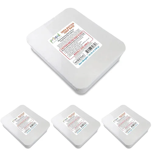 Miniatura 6 de Primal Elements Manteca de karité, base de jabón de glicerina hidratante para derretir y verter para manualidades y hacer jabón, fácil de cortar, 2