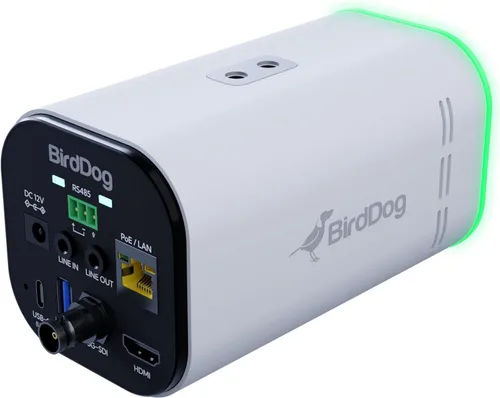 Miniatura 5 de BirdDog Maki Ultra 4K 20x Zoom Box Cámara, color blanco