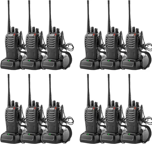Miniatura 11 de Walkie Talkies Baofeng Radio 888S recargables de largo alcance con auriculares para adultos, radios de 2 vías, walkie talkies para niños, paquete