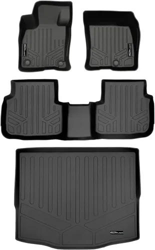 Miniatura 14 de Smartliner Juego de alfombrillas de primera fila para todo tipo de clima, compatibles con Ford Escape 2020-2025