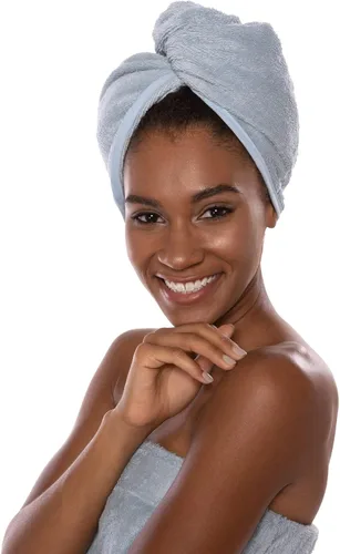 Miniatura 11 de Mujer viscosa de bambú – toalla de pelo toalla de secado de pelo Wrap por texere, Unitamaño