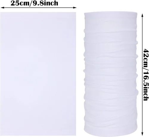 Miniatura 7 de Geyoga 6 piezas de protección UV para el verano, polaina de cuello refrescante, ropa para la cara, polaina para cuello, bufanda, protector solar
