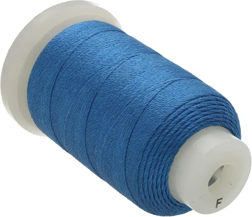 Miniatura 66 de The Beadsmith Cordón de seda pura – Castaño, tamaño E (0.325 mm/0.0128"), 200 yardas (600 pies), carrete de 1/2 onza