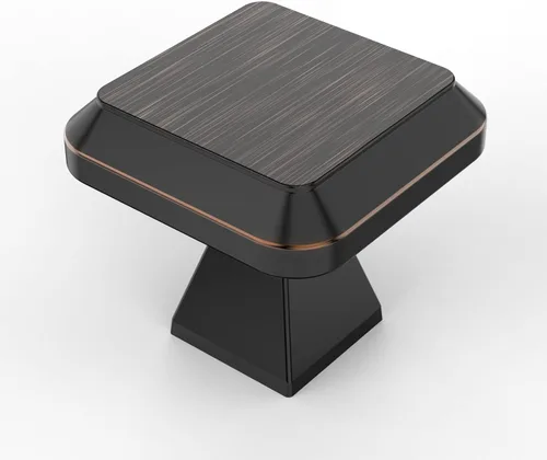 Miniatura 17 de Amerdeco Paquete de 6 tiradores de gabinete de níquel satinado cepillado, accesorios de gabinete central de 3 pulgadas para cocina, baño y aparador