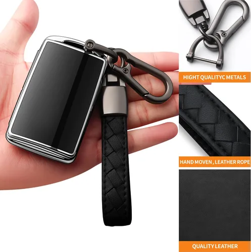 Miniatura 5 de Funda para Llavero Mazda con Llavero Estuche de Llave Carcasa de Llave Protección Completa de 360 Grados Compatible con Mazda 3 2019-2025, Mazda 3