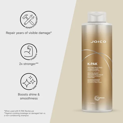Miniatura 3 de Joico K-PAK Daily Reconstructing Conditioner For Damaged Hair Restore Shine Smooth & Detangle Eliminate Static With Keratin & Guajava