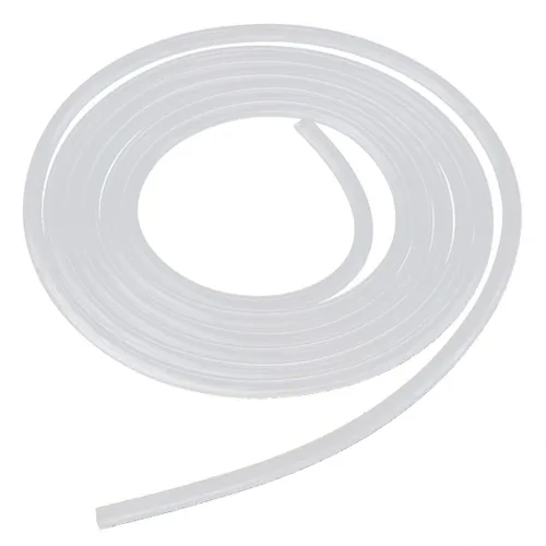 Tubo de Silicona de 3/16" DI, Tubo de Silicona Grado Alimenticio 3/16" DI x 5/16" DE 50 Pies Manguera de Silicona Pura de Alta Temperatura para