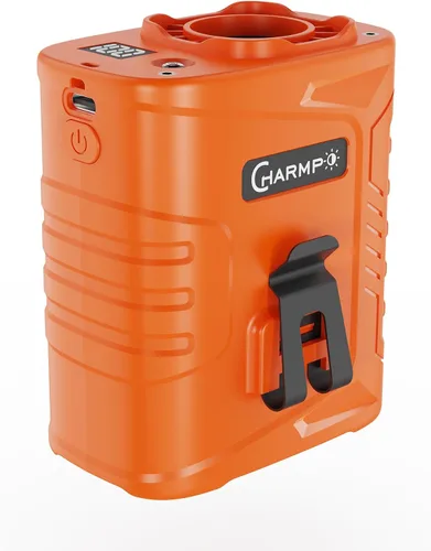 Miniatura 15 de Ventilador de cintura portátil – Batería de 6000 mAh, 3 velocidades, flujo de aire fuerte, hasta 16 horas de tiempo de trabajo, ventilador portátil