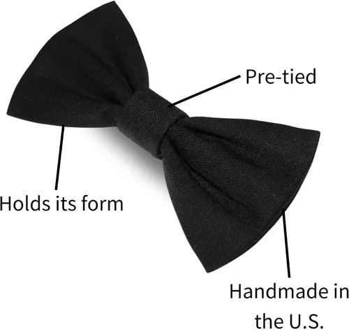 Miniatura 21 de Handmade Pre-Tied Clip on Bow Tie for Baby to Young Boy