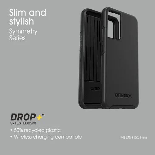 Miniatura 5 de OtterBox Symmetry Series - Funda para Samsung Galaxy S22 Plus (solamente), embalaje al por menor, transparente