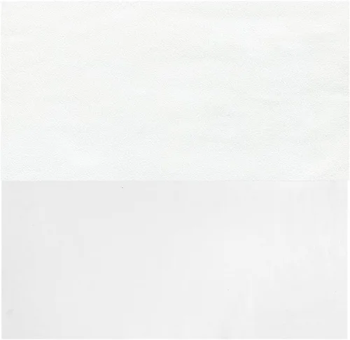 Miniatura 2 de Piel sintética suave de doble cara, gamuza 1 yarda, 54 x 36 pulgadas, grosor de 0.026 in de ancho: 54 pulgadas, perfecto para tapicería, Blanco