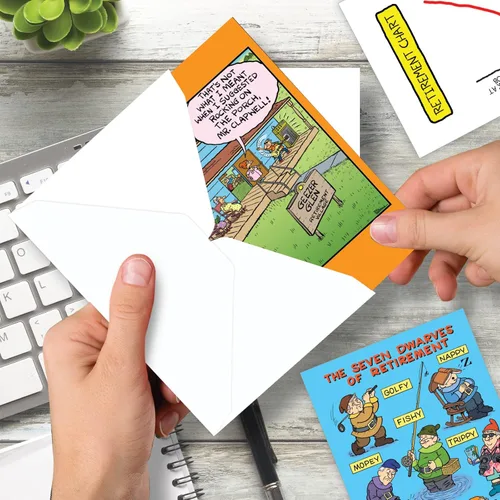 Miniatura 5 de NobleWorks As you retire - 3 divertidas tarjetas de felicitación de jubilación con sobre - Celebrando un nuevo capítulo en la vida C6875RTG-C3x1