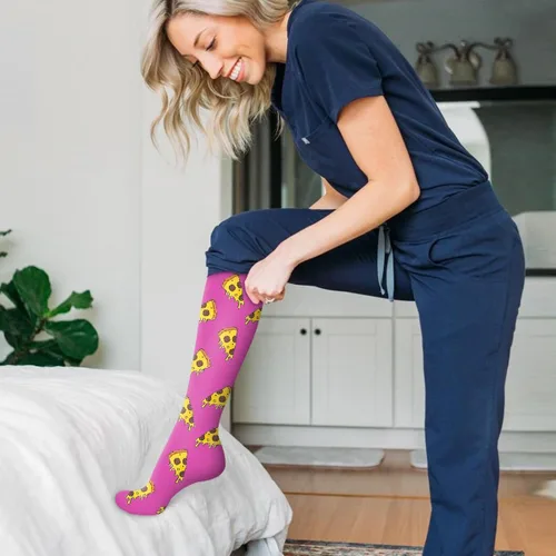 Miniatura 3 de COOLOVER Calcetines de compresión para mujeres y hombres, ideales para circulación, correr, atletismo, recuperación, enfermera, viajes