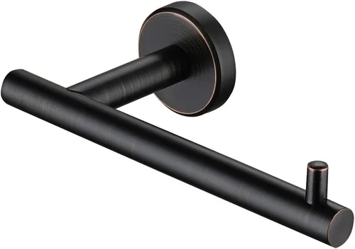 Miniatura 29 de JQK Soporte para Papel Higiénico, 5 Pulgadas Acero Inoxidable 304 Grosor 0.8mm Dispensador de Papel Higiénico para Baño, Sostiene Mega Rollos