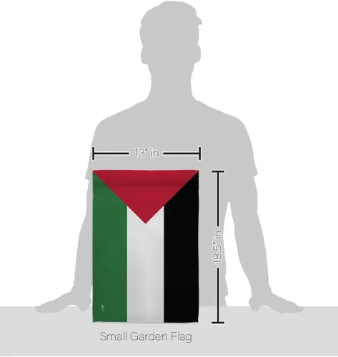 Miniatura 2 de Bandera de Palestina Cementerio Banner de pared Cementerio Decoración de puerta de césped para habitación al aire libre Jardín Póster Bandera