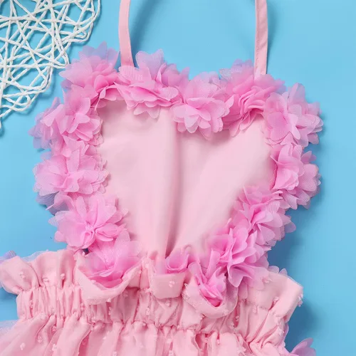 Miniatura 72 de Traje de bebé niña primer cumpleaños traje de encaje tul mameluco princesa tutú vestido de un año cumpleaños pastel Smash fotografía ropa