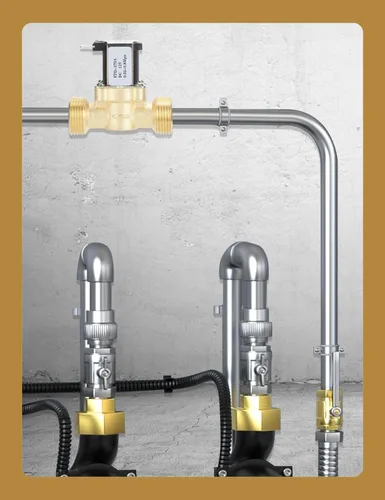 Miniatura 7 de Válvula de cierre de agua eléctrica normalmente cerrada, válvula magnética de solenoide eléctrico de latón, válvula de interruptor de entrada