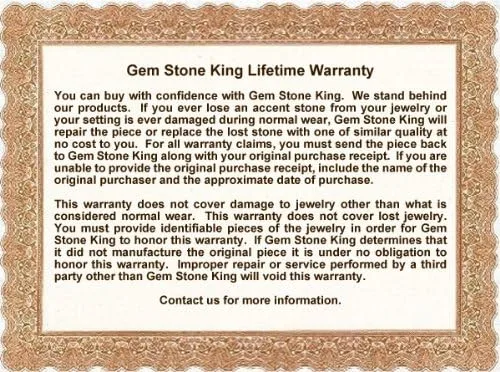 Miniatura 5 de Gema Stone King 925 - Pulsera de plata de ley personalizada, 1.063 x 0.118in, ajustable, para mujer