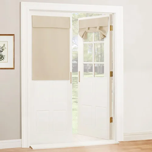 Miniatura 112 de RYB HOME 2 Paneles Cubierta de Ventana de Puerta de Aula, Persianas Opacas para Ventanas y Puertas de Aula Cubierta Persianas de Confinamiento