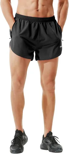 Miniatura 2 de TENJOY Pantalones cortos de correr para hombre, pantalones cortos de entrenamiento atléticos para hombre, pantalones cortos deportivos de 3 pulgadas