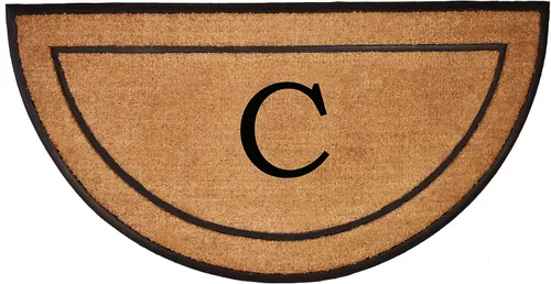 Miniatura 43 de Home & More Calloway Mills - Felpudo con monograma de medio círculo, letra (M, 24 x 36 pulgadas)